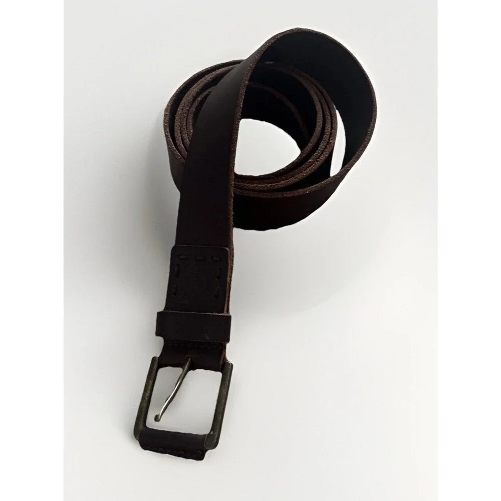 Timberland Dark Brown Genuine Leather Belt - Men's Size 56
